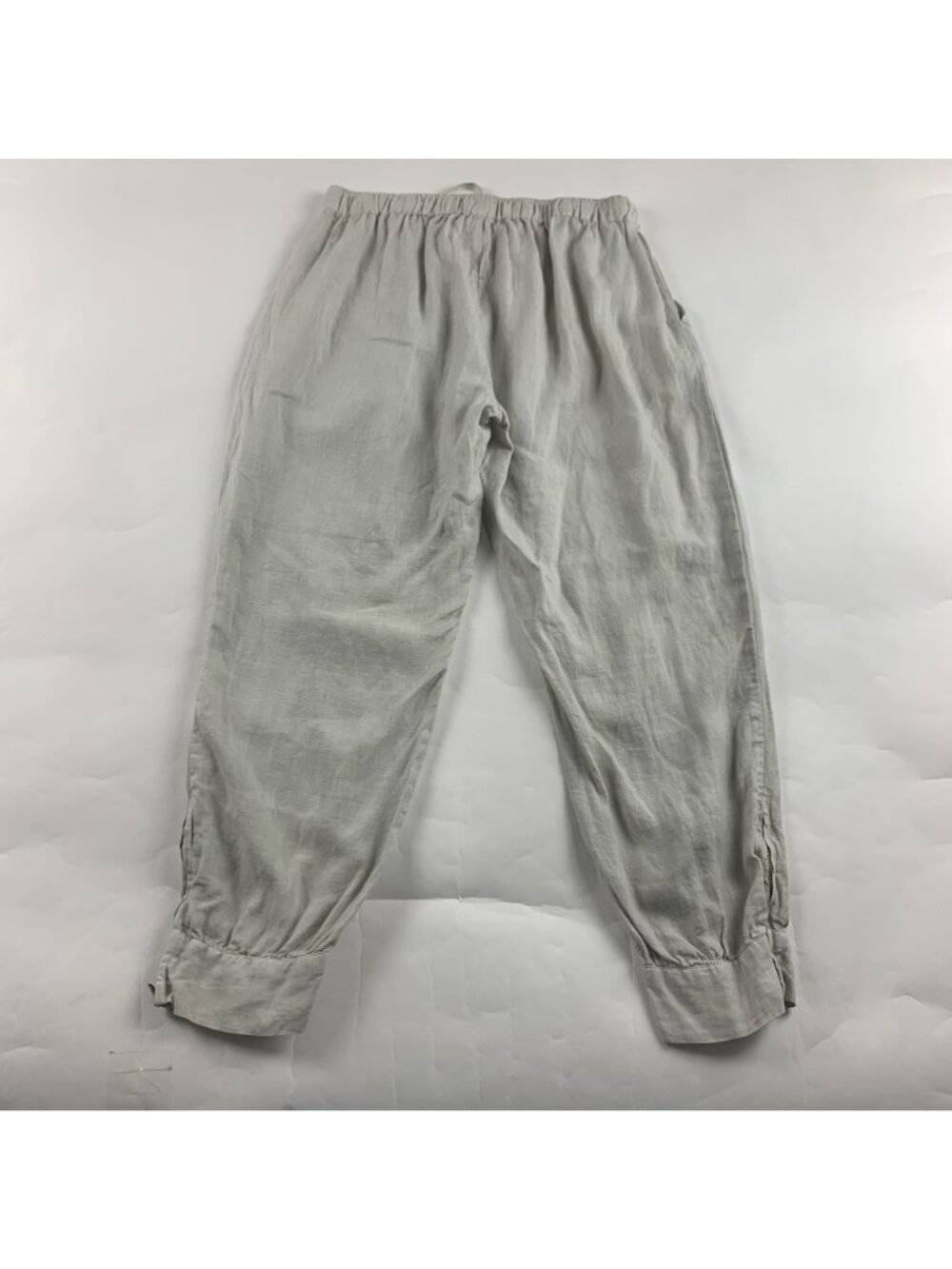 Johnny Was Flax Linen Pull On Jogger Pant M - Picture 5 of 7